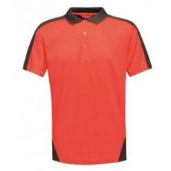 Regatta Contrast Coolweave Pique Polo Shirt (Black/Classic Red) 25 Regatta Contrast Coolweave Pique Polo Shirt (Black/Classic Red) -Hiking Shop k0129a1cdc6884457e067301523be0577