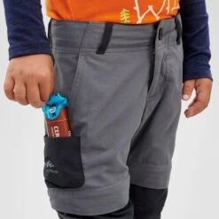Quechua Kids' Hiking Zip-Off Trousers MH500 2 -Hiking Shop k047996668afb2b5f647646a8b2f935ab