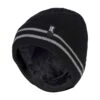 Mens Hi Vis Reflective Fleece Lined Thermal Winter Hat