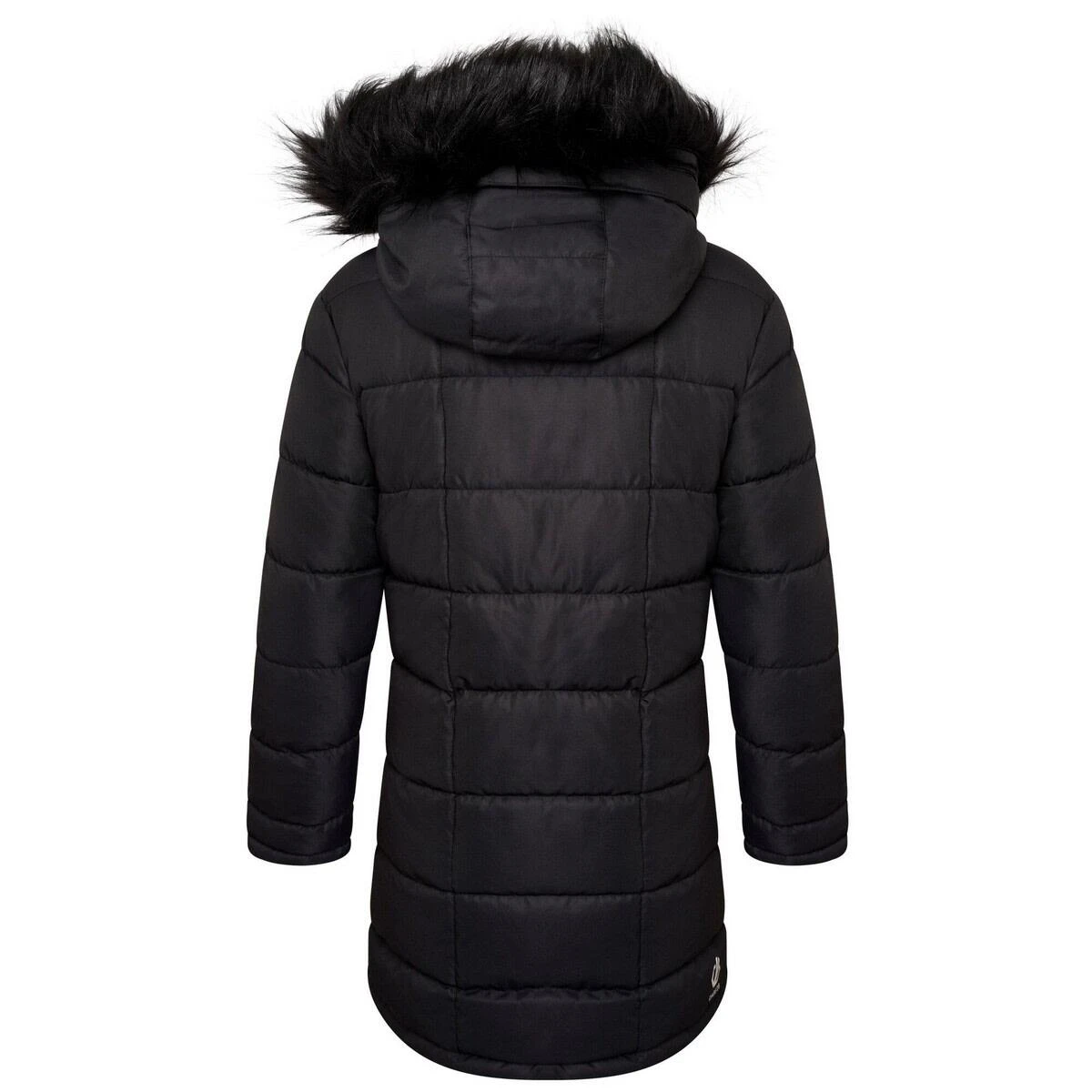 Dare 2b Girls Striking Hooded Parka (Black) 2 Dare 2b Girls Striking Hooded Parka (Black) - Image 2
