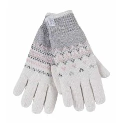 Ladies Fairisle Fleece Lined Knitted Warm Winter Thermal Gloves -Hiking Shop k06125ecb888c95497e4fc59978d9c5fb