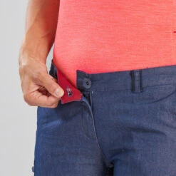 Women's Travel Trekking Zip-Off Trousers - TRAVEL 100 -Hiking Shop k099ff3d0dea574ec8977fa6e8b185226