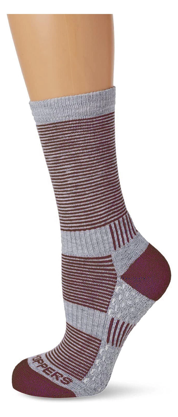 Craghoppers Womens/Ladies Temperature Control Socks (Grey Marl/Wild Berry) 2 Craghoppers Womens/Ladies Temperature Control Socks (Grey Marl/Wild Berry) - Image 2