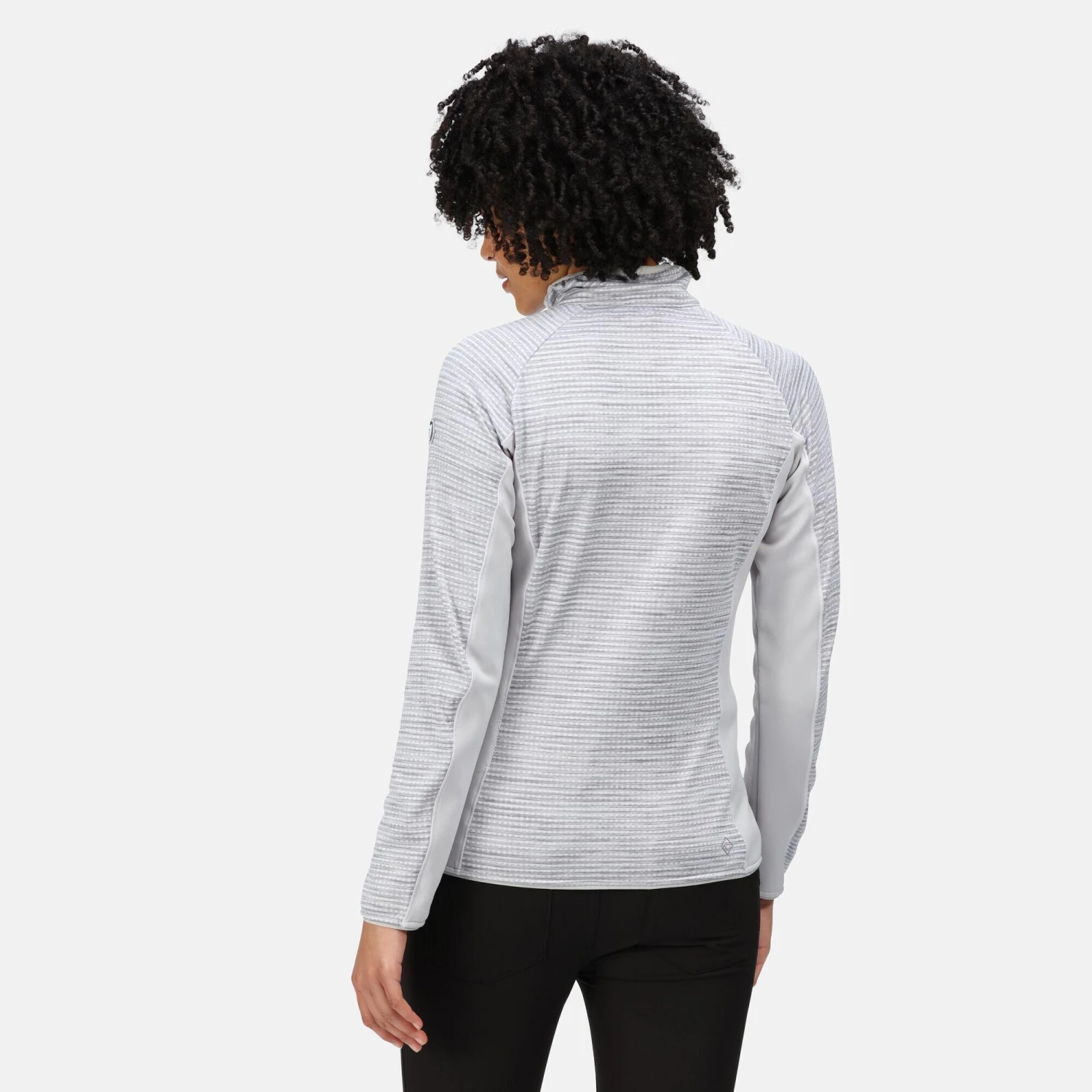 Regatta Womens/Ladies Yare IV Softshell Jacket (White/Cyberspace Marl) 2 Regatta Womens/Ladies Yare IV Softshell Jacket (White/Cyberspace Marl) - Image 2