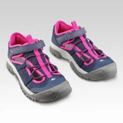 Quechua Kids' Walking Sandals - Blue/Pink -Hiking Shop k0e541cec7b36f31404c14b4e815a8eaa