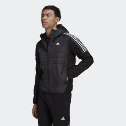 ADIDAS Essentials Insulated Hooded Hybrid Jacket -Hiking Shop k0f80b9a96e40d58a14ba4ed4a56a3c53