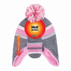 Girls Winter Warm Pom Pom Bobble Beanie Hat And Mittens Set -Hiking Shop k11a06e14529bdc7f68ee4ac5cb55c91a