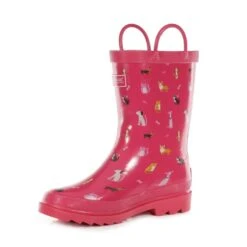 Regatta Childrens/Kids Minnow Animals Wellington Boots (Duchess Pink) -Hiking Shop k120cdb58899c93c1127f189c8253392b