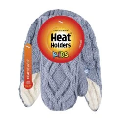 Girls Cable Knitted Design Bobble Trapper Hat And Mittens Set -Hiking Shop k12bae1f87228827f521c0fb2131655b4