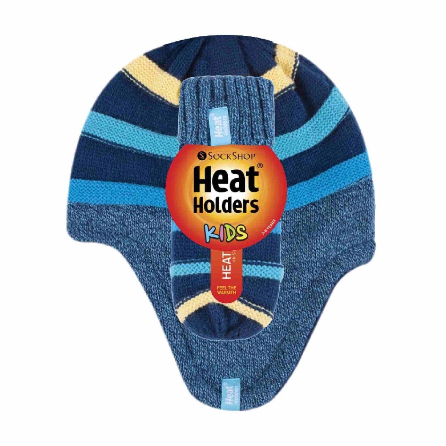 Childrens Winter Warm Fleece Lined Thermal Hat And Mittens Set With Ear Flaps 4 Childrens Winter Warm Fleece Lined Thermal Hat And Mittens Set With Ear Flaps - Image 4