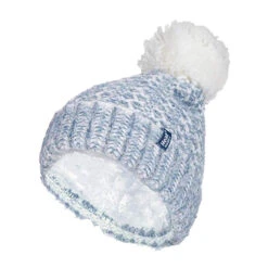 Ladies Fleece Lined Cuffed Thermal Winter Bobble Hat With Pom Pom -Hiking Shop k16e3a17bac475b3a73a7c1efe802f388