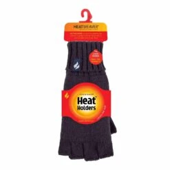 Ladies Solid Knitted Fleece Lined Thermal Fingerless Gloves -Hiking Shop k175ed45059f24d43f49d18e6da159566