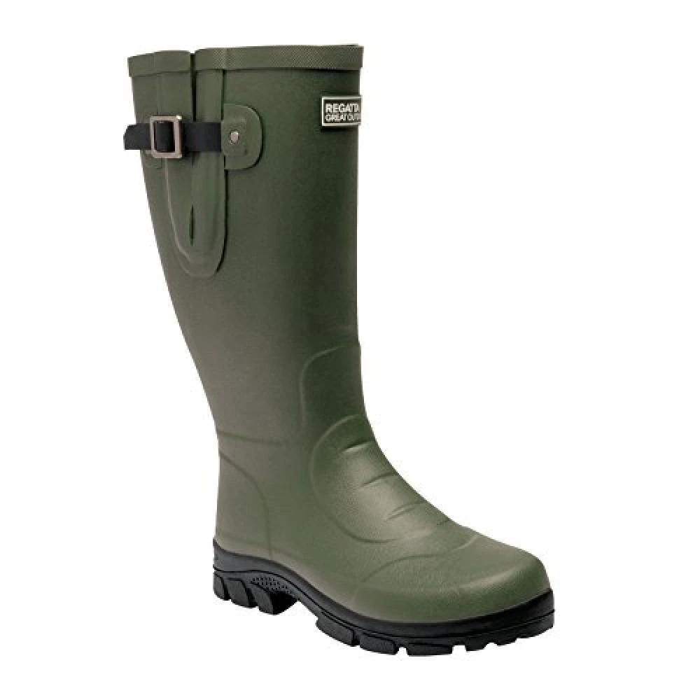 Regatta Mens Rivington Wellington Boots (Deep Green) 1 Regatta Mens Rivington Wellington Boots (Deep Green)