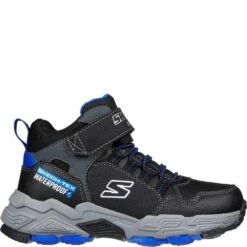 Skechers Boys Drollix Ankle Boots (Black/Royal Blue) -Hiking Shop k19dd7252ca3404334796a9478a47242b