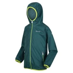 Regatta Great Outdoors Childrens/Kids Lever II Packaway Rain Jacket (Pacific Green) 23 Regatta Great Outdoors Childrens/Kids Lever II Packaway Rain Jacket (Pacific Green) -Hiking Shop k1e9332818a19a47608dced705e184218