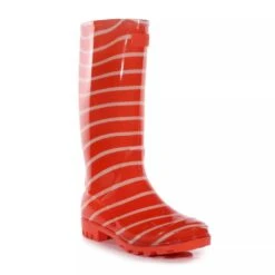 Regatta Womens/Ladies Wenlock Striped Wellington Boots (Crayon)