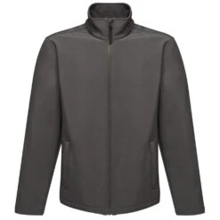 Regatta Reid Mens Softshell Wind Resistant Water Repellent Jacket (Black) -Hiking Shop k2471f8ae84edf758c252a984abe04be8