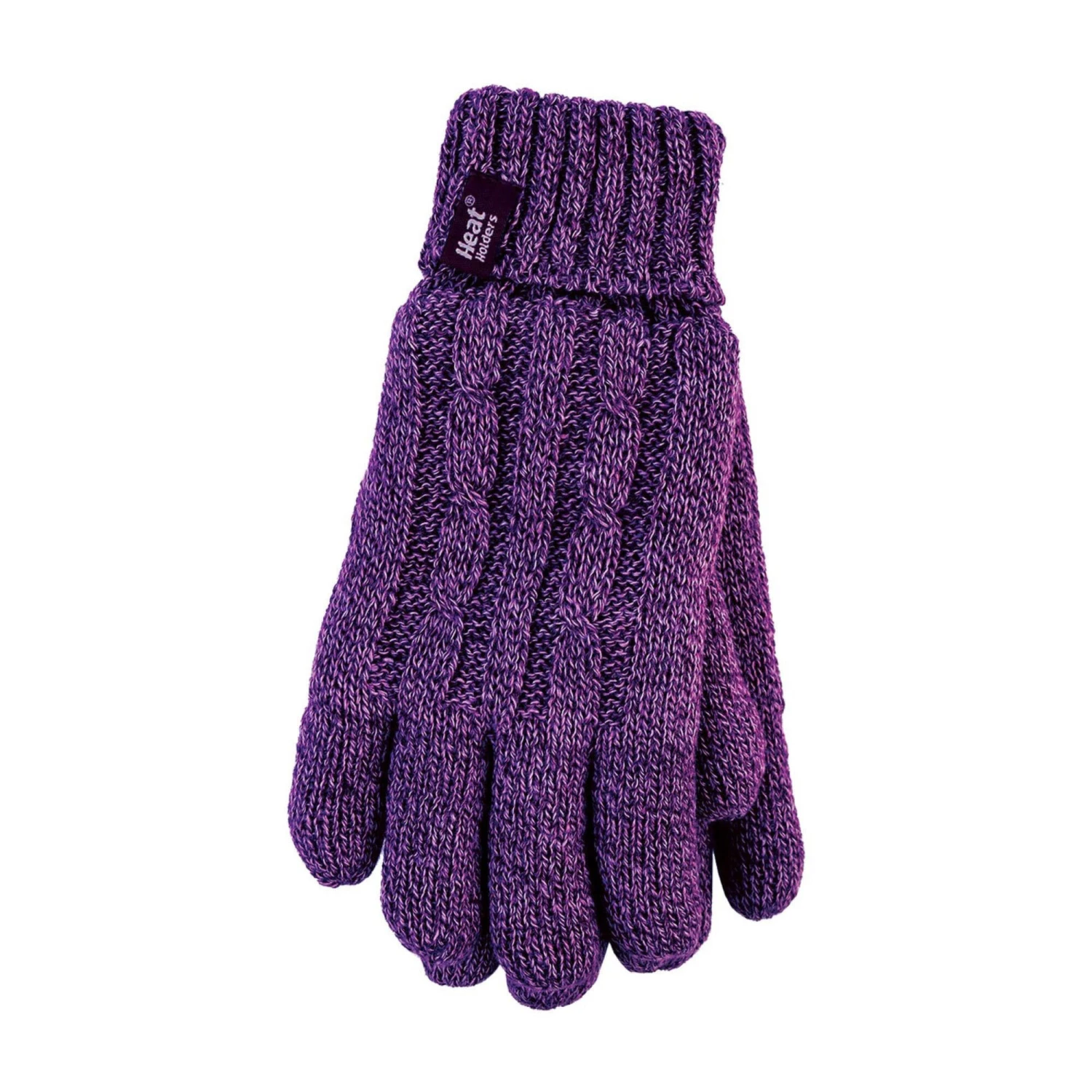 Ladies Fleece Lined Cable Knit 2.3 TOG Thermal Gloves 3 Ladies Fleece Lined Cable Knit 2.3 TOG Thermal Gloves - Image 3