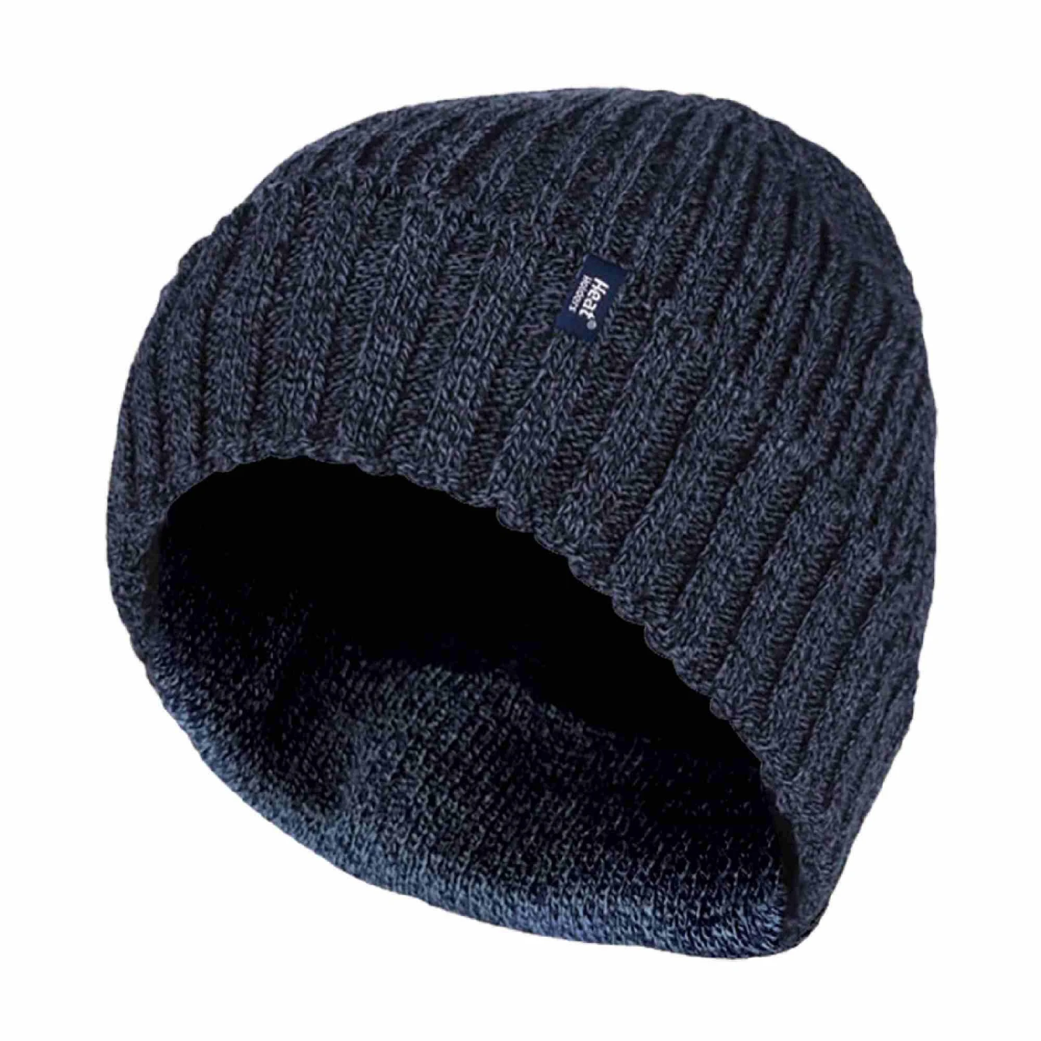 Mens Ribbed Knit Fleece Lined Warm Turn Over Cuff Thermal Beanie Hat 3 Mens Ribbed Knit Fleece Lined Warm Turn Over Cuff Thermal Beanie Hat - Image 3