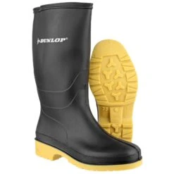 Dunlop Dull Childrens Wellingtons BLACK -Hiking Shop k2a0132c3e6b4ef4088cc389cc23ca46d