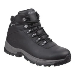 Hi-Tec Mens Eurotrek Lite Leather Walking Boots (Black) 7 Hi-Tec Mens Eurotrek Lite Leather Walking Boots (Black) -Hiking Shop k2a34b801e498a231a9bc53a582f16751