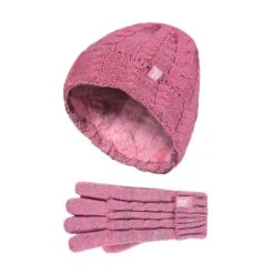Kids Girls Cable Knitted Warm Fleece Lined Winter Hat And Gloves Set With Bobble 12 Kids Girls Cable Knitted Warm Fleece Lined Winter Hat And Gloves Set With Bobble -Hiking Shop k2a4e0c8f4713b21c60f29f4693dc8848