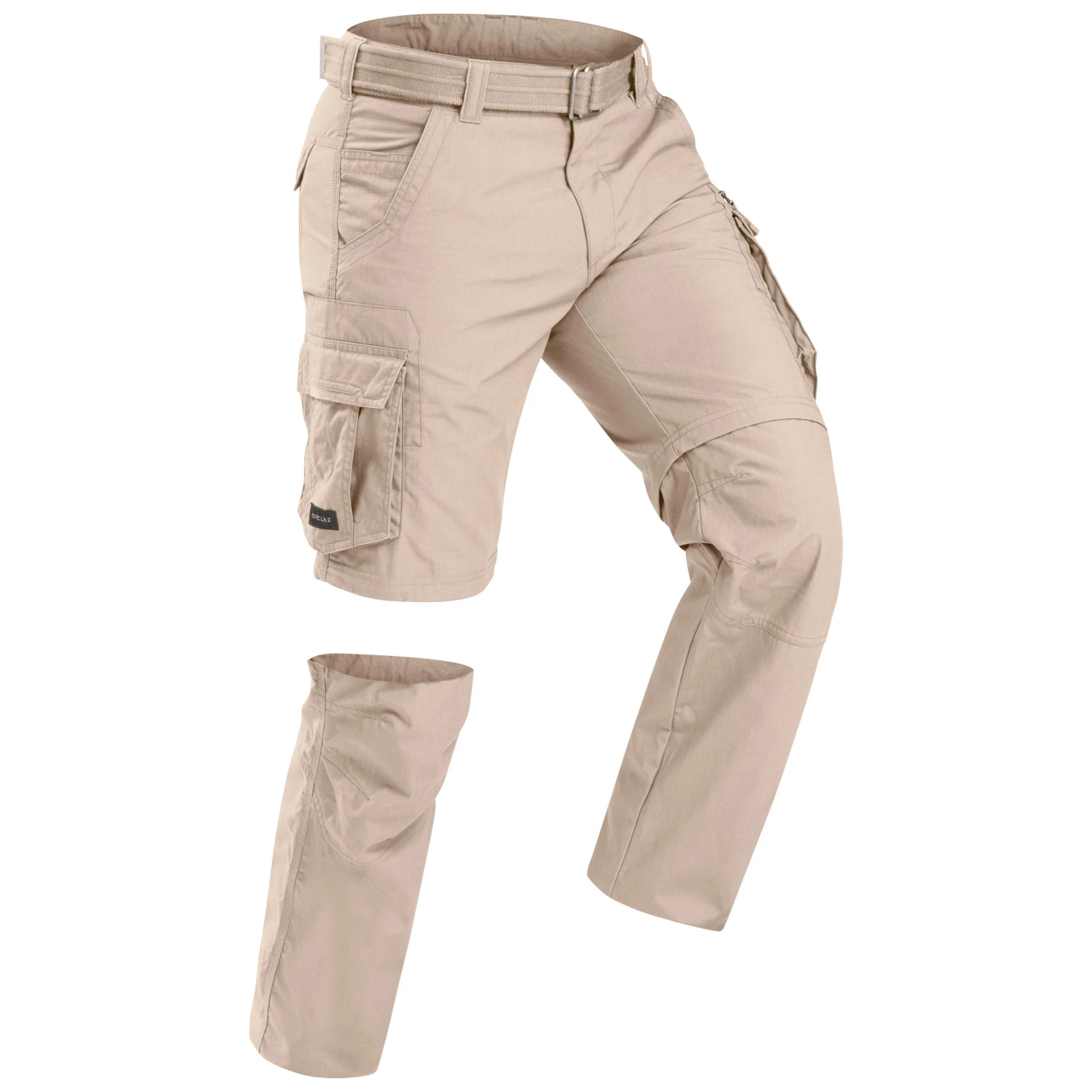 Men's Travel Trekking Zip-Off Cargo Trousers - Travel 100 Zip-Off 14 Men's Travel Trekking Zip-Off Cargo Trousers - Travel 100 Zip-Off - Image 14