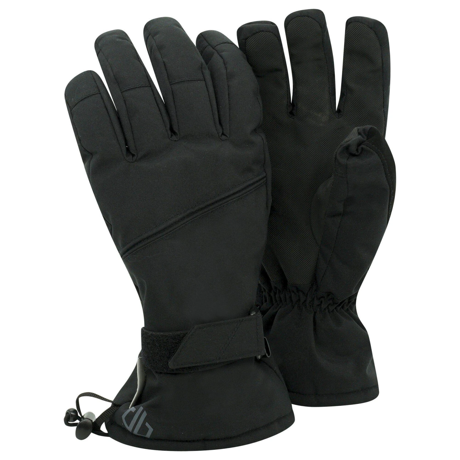 Regatta Unisex Adult Hand In Waterproof Ski Gloves (Black) 2 Regatta Unisex Adult Hand In Waterproof Ski Gloves (Black) - Image 2