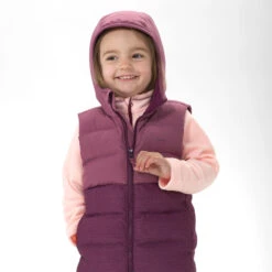 Quechua Kids’ Hiking Sleeves Padded Jacket - Age 2-6 Years -Hiking Shop k3014e187b92dbb2649f0e030c314eac6