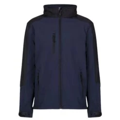 Regatta Reid Mens Softshell Wind Resistant Water Repellent Jacket (Black) -Hiking Shop k33be638844dc50e4394a1fa5f00efa24