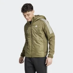 ADIDAS Essentials Insulated Hooded Hybrid Jacket -Hiking Shop k33d6eabbd29bbf37d4fe33423031cde9