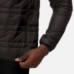 Regatta Mens Firedown Padded Jacket (Black) -Hiking Shop k3418eeb37c94cb720b4f7a1e7f34b3b9