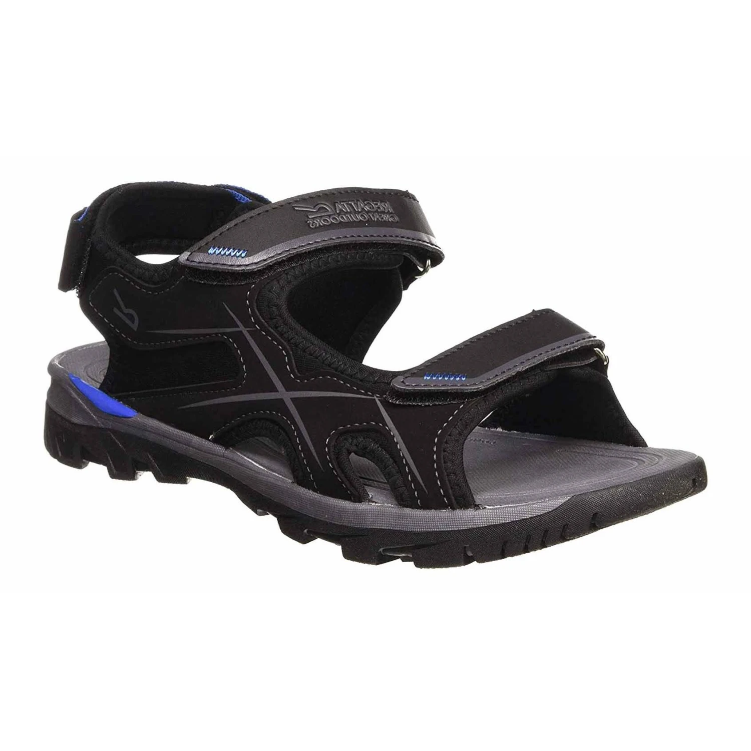 Regatta Mens Kota Drift Open Toe Sandals (Black/Bright Kiwi) 6 Regatta Mens Kota Drift Open Toe Sandals (Black/Bright Kiwi) - Image 6