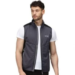 Regatta Mens Lankin IV Softshell Body Warmer (India Grey/Black) -Hiking Shop k3702f04c3ac8cbf7e8bdffce0a9e014b