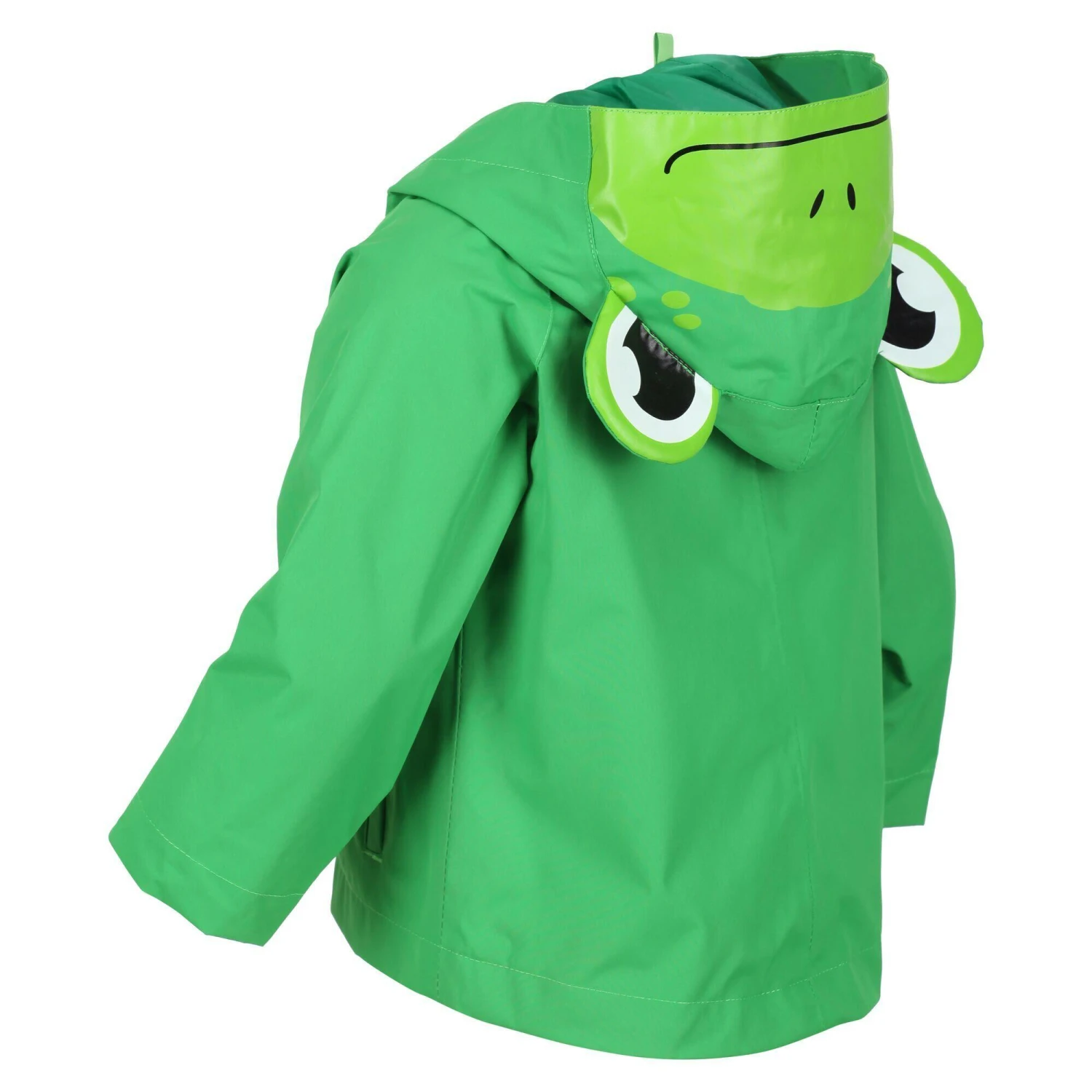 Regatta Childrens/Kids Frog Waterproof Jacket (Extreme Green) 3 Regatta Childrens/Kids Frog Waterproof Jacket (Extreme Green) - Image 3
