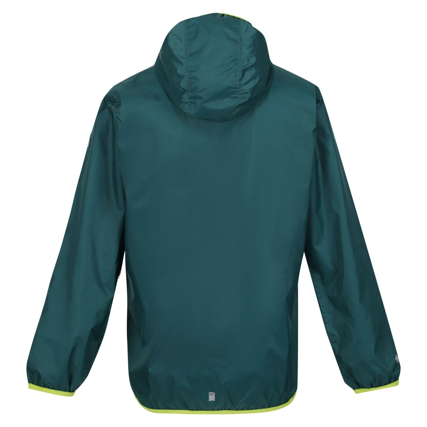 Regatta Great Outdoors Childrens/Kids Lever II Packaway Rain Jacket (Pacific Green) 2 Regatta Great Outdoors Childrens/Kids Lever II Packaway Rain Jacket (Pacific Green) - Image 2