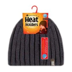 Mens 3.4 TOG Fleece Lined Ribbed Knitted Thermal Winter Hat -Hiking Shop k38db322b795159ec9491f8c991fc0432