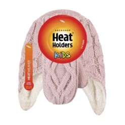 Girls Cable Knitted Design Bobble Trapper Hat And Mittens Set -Hiking Shop k3aa8ac50c7dc3aa070daa93f28afde2a