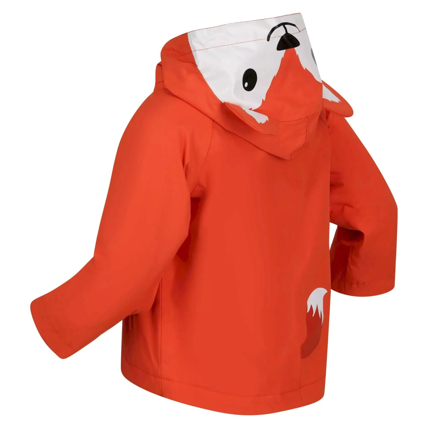 Regatta Childrens/Kids Fox Waterproof Jacket (Magma Orange) 4 Regatta Childrens/Kids Fox Waterproof Jacket (Magma Orange) - Image 4
