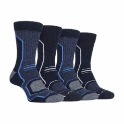 4 Pairs Mens Cushioned Anti Blister Breathable Walking Hiking Socks 8 4 Pairs Mens Cushioned Anti Blister Breathable Walking Hiking Socks -Hiking Shop k3c351b8851035362a20eb1d80d9e2427