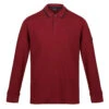 Regatta Mens Leaonzo LongSleeved Polo Shirt (Syrah Red)