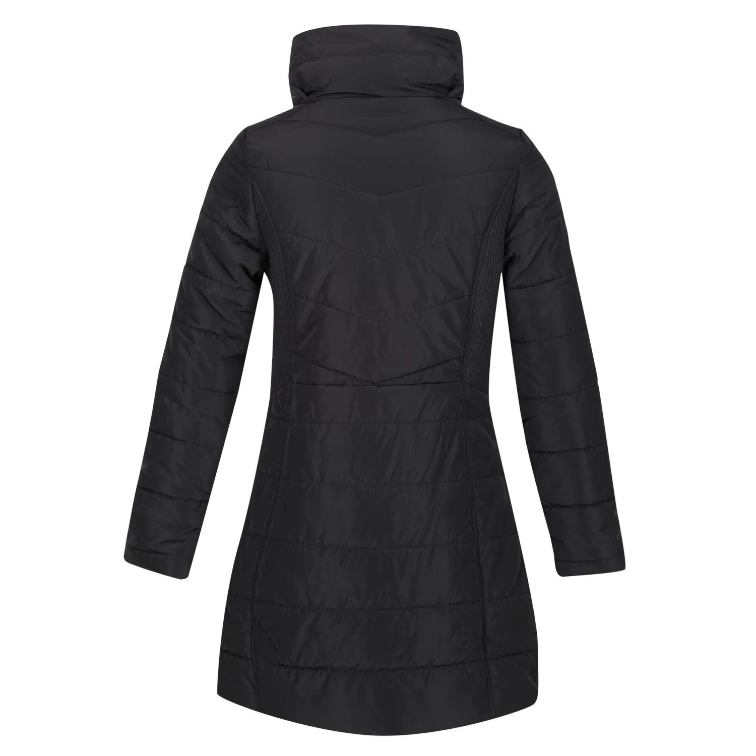 Regatta Womens/Ladies Parthenia Rochelle Humes Insulated Parka (Black) 2 Regatta Womens/Ladies Parthenia Rochelle Humes Insulated Parka (Black) - Image 2