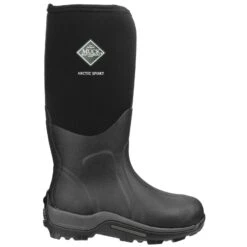Muck Boots Arctic Sport Textile/Weather Wellingtons BLACK
