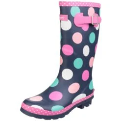 Cotswold Childrens Girls Dotty Spotted Wellington Boots (Multicoloured) -Hiking Shop k44bc202977cb25091e74e0a92d3a8816