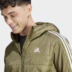 ADIDAS Essentials Insulated Hooded Hybrid Jacket -Hiking Shop k4d2a48e3c67392d2a0a40ed21adcaf73