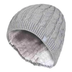 Womens Ribbed Cable Knit Fleece Lined Thermal Knitted Beanie Hat -Hiking Shop k4d4869afc3b5ab081db3927feb3542c1