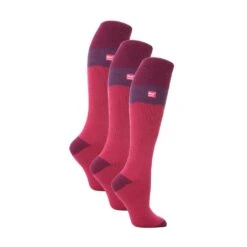 3 Pack Ladies Winter 2.3 TOG Thermal Long Knee High Ski Socks -Hiking Shop k4f2596d9bef46e220e23f894872d6692