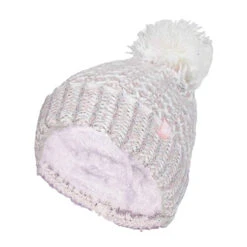 Ladies Fleece Lined Cuffed Thermal Winter Bobble Hat With Pom Pom -Hiking Shop k4f5bac2debcc1d4f6420387289b0a2a0