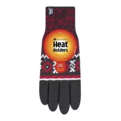Mens Nordic Fairisle Knitted Fleece Lined Winter Thermal Gloves -Hiking Shop k51a102e65ebcf804f52186a4e9c55724