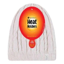 Womens Ribbed Cable Knit Fleece Lined Thermal Knitted Beanie Hat -Hiking Shop k54093d0681710a720624b0395aaa21b5